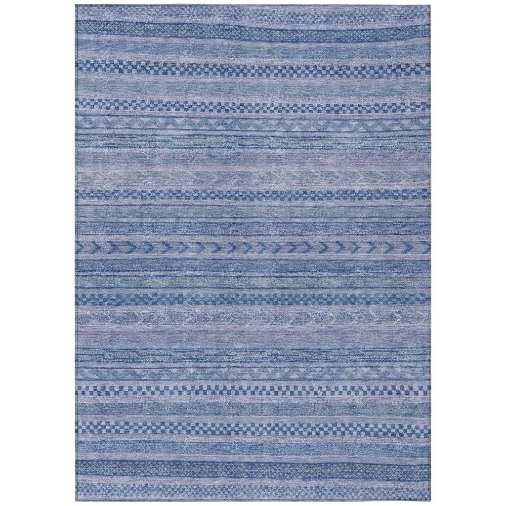 LOOMLAN Rugs Luthyra Denim Washable Indoor-Outdoor Rug