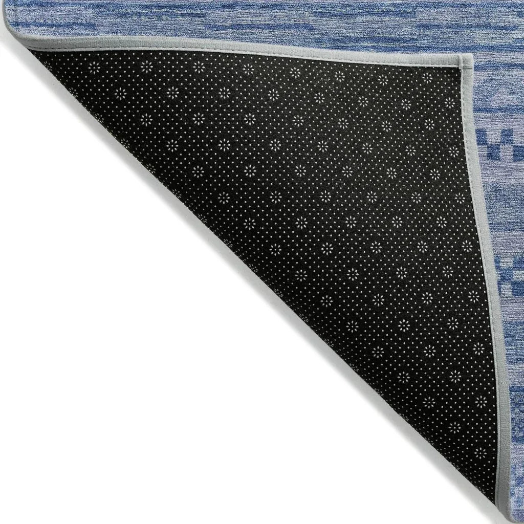 LOOMLAN Rugs Luthyra Denim Washable Indoor-Outdoor Rug