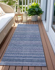 LOOMLAN Rugs Luthyra Denim Washable Indoor-Outdoor Rug