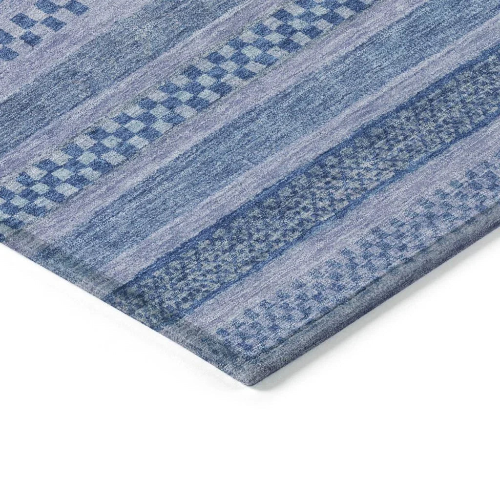 LOOMLAN Rugs Luthyra Denim Washable Indoor-Outdoor Rug