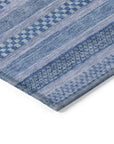 LOOMLAN Rugs Luthyra Denim Washable Indoor-Outdoor Rug