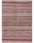 LOOMLAN Rugs Luthyra Pink Washable Indoor-Outdoor Rug