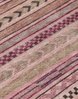 LOOMLAN Rugs Luthyra Pink Washable Indoor-Outdoor Rug