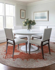 LOOMLAN Rugs Lyra Orange Washable Indoor-Outdoor Rug