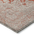 LOOMLAN Rugs Lyra Orange Washable Indoor-Outdoor Rug