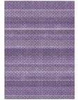 LOOMLAN Rugs Lyrella Purple Washable Indoor-Outdoor Rug