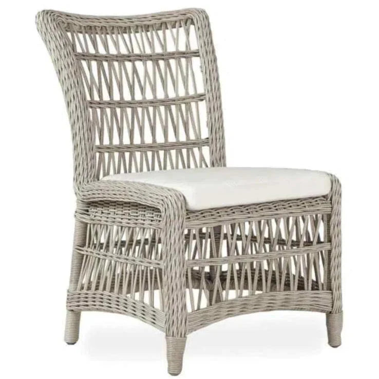 Lloyd Flanders Mackinac All Weather Wicker Dining Chair Sunbrella
