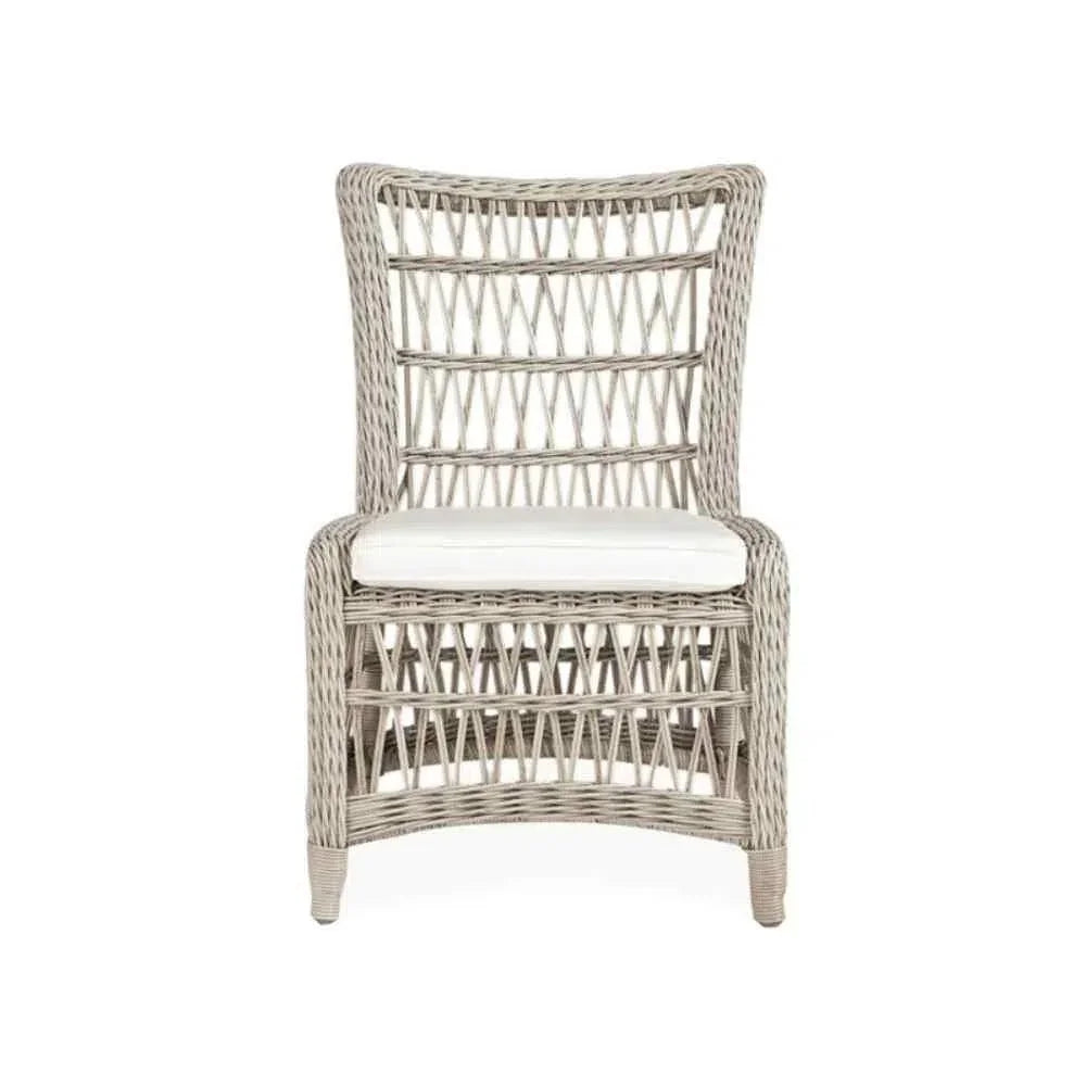 Lloyd Flanders Mackinac All Weather Wicker Dining Chair Sunbrella