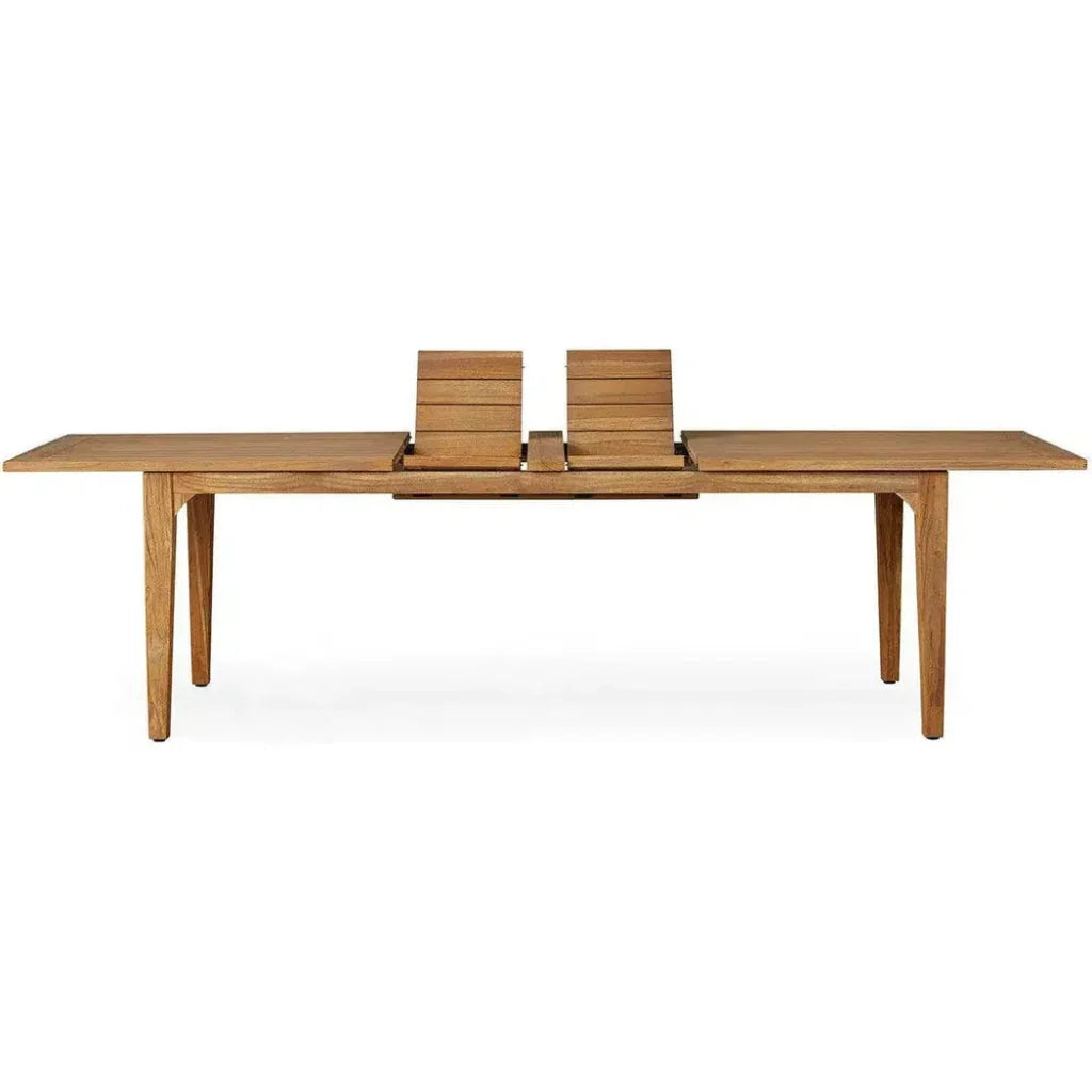 Mackinac Outdoor Dining Table Extendable Set Seats 8 - LOOMLAN - Lloyd Flanders - Outdoor Dining Sets