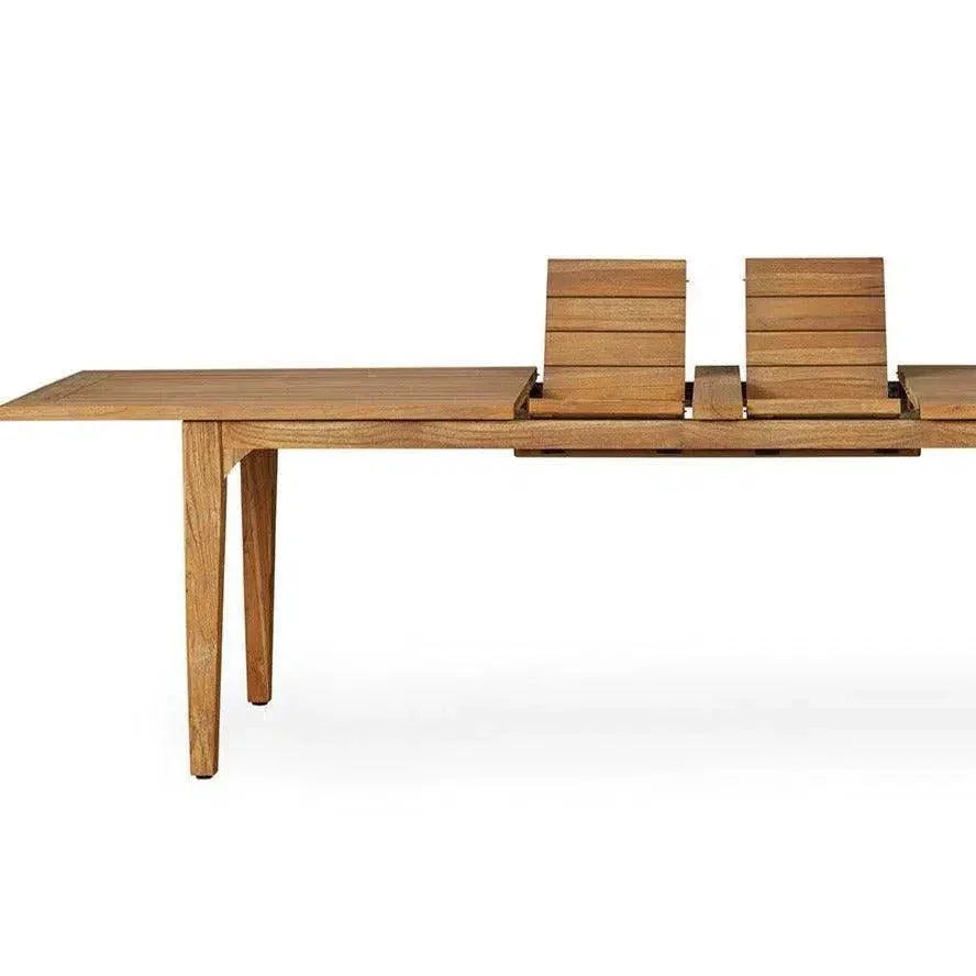 Mackinac Outdoor Dining Table Extendable Set Seats 8 - LOOMLAN - Lloyd Flanders - Outdoor Dining Sets