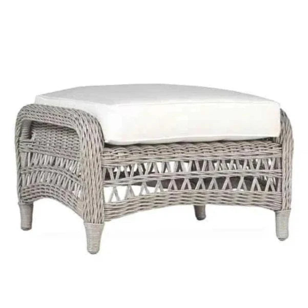 Lloyd Flanders Mackinac Patio Furniture Wicker Outdoor Ottoman