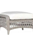 Lloyd Flanders Mackinac Patio Furniture Wicker Outdoor Ottoman