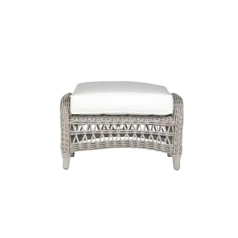 Lloyd Flanders Mackinac Patio Furniture Wicker Outdoor Ottoman
