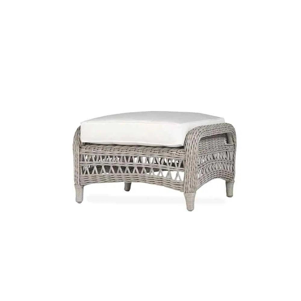 Lloyd Flanders Mackinac Patio Furniture Wicker Outdoor Ottoman