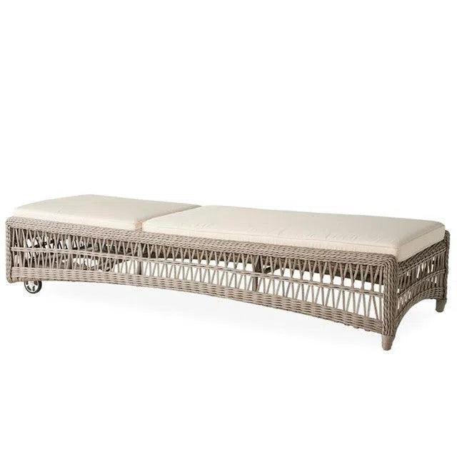 Mackinac Wicker Outdoor Chaise Lounge Cushions - LOOMLAN - Lloyd Flanders - Outdoor Chaises