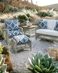 Mackinac Wicker Outdoor Patio Lounge Chair - LOOMLAN - Lloyd Flanders - Outdoor Lounge Chairs