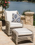Mackinac Wicker Outdoor Patio Lounge Chair - LOOMLAN - Lloyd Flanders - Outdoor Lounge Chairs