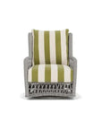 Mackinac Wicker Outdoor Swivel Glider Chair Cushions - LOOMLAN - Lloyd Flanders - Outdoor Lounge Chairs