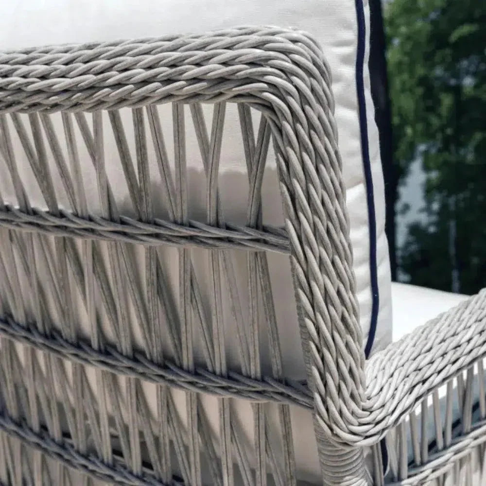 Mackinac Wicker Outdoor Swivel Glider Chair Cushions - LOOMLAN - Lloyd Flanders - Outdoor Lounge Chairs
