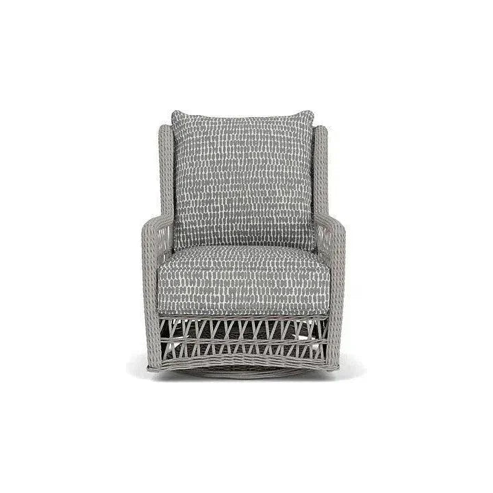 Mackinac Wicker Outdoor Swivel Glider Chair Cushions - LOOMLAN - Lloyd Flanders - Outdoor Lounge Chairs