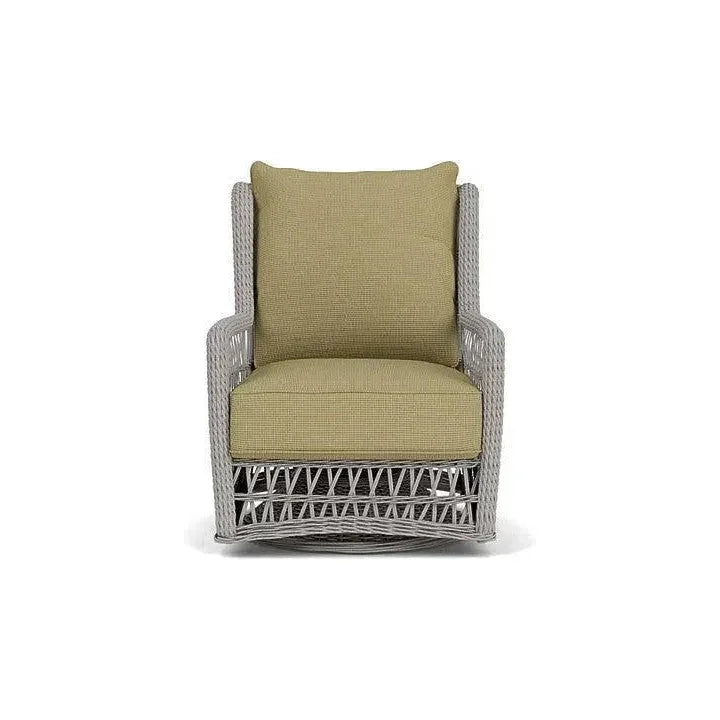 Mackinac Wicker Outdoor Swivel Glider Chair Cushions - LOOMLAN - Lloyd Flanders - Outdoor Lounge Chairs