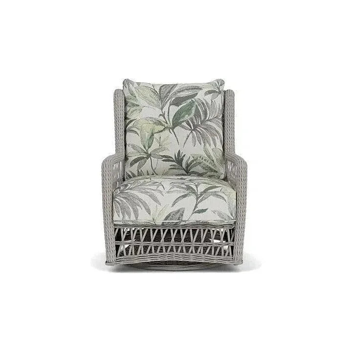 Mackinac Wicker Outdoor Swivel Glider Chair Cushions - LOOMLAN - Lloyd Flanders - Outdoor Lounge Chairs