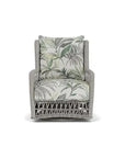 Mackinac Wicker Outdoor Swivel Glider Chair Cushions - LOOMLAN - Lloyd Flanders - Outdoor Lounge Chairs