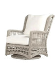 Mackinac Wicker Outdoor Swivel Glider Chair - High Back - LOOMLAN - Lloyd Flanders - Outdoor Lounge Chairs
