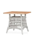 Mackinac Wicker Patio Loveseat Swivel Chair Table Set - LOOMLAN - Lloyd Flanders - Outdoor Lounge Sets