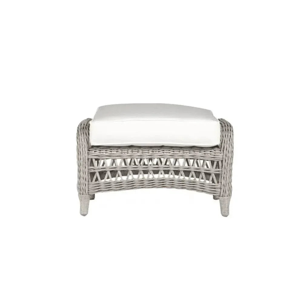 Mackinac Wicker Patio Loveseat Swivel Chair Table Set - LOOMLAN - Lloyd Flanders - Outdoor Lounge Sets