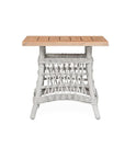 Mackinac Wicker Patio Loveseat Swivel Chair Table Set - LOOMLAN - Lloyd Flanders - Outdoor Lounge Sets