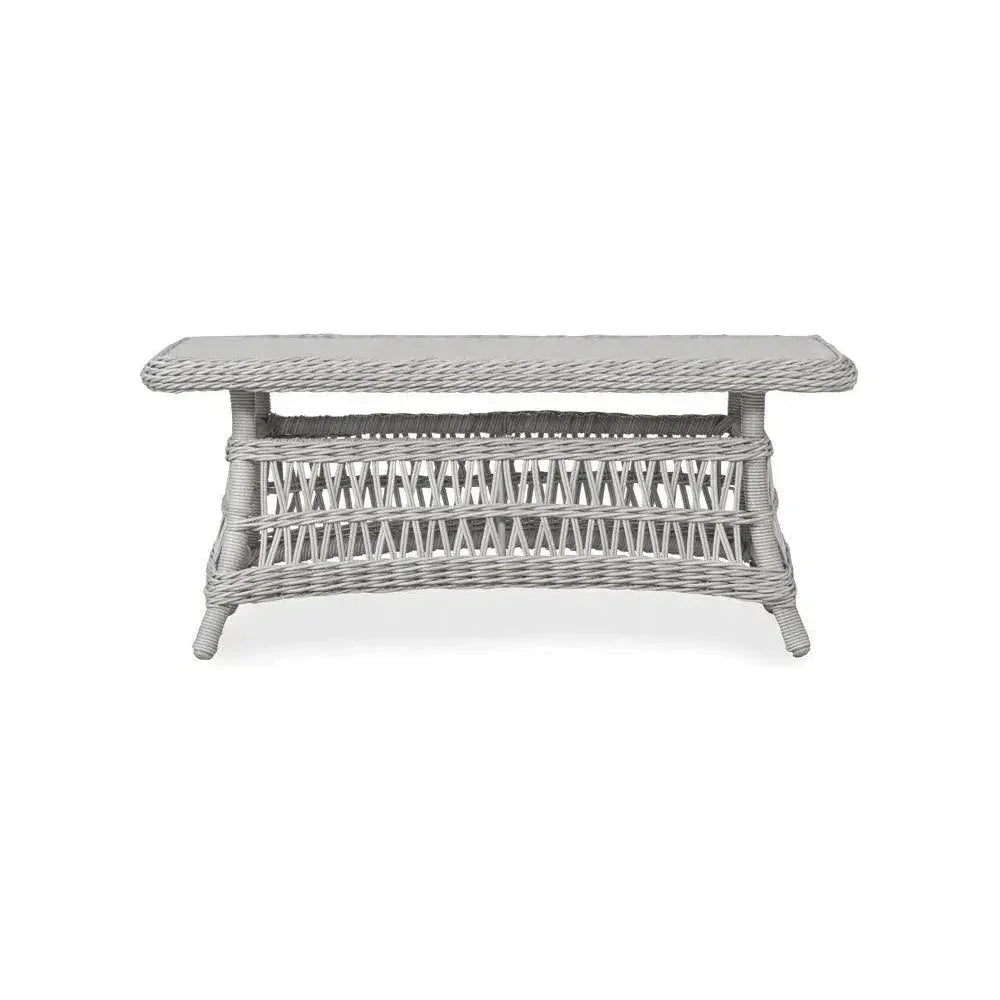 Lloyd Flanders Mackinac Wicker Rocking Porch Lounge Set Cushions