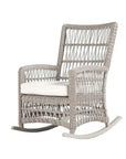Lloyd Flanders Mackinac Wicker Rocking Porch Lounge Set Cushions