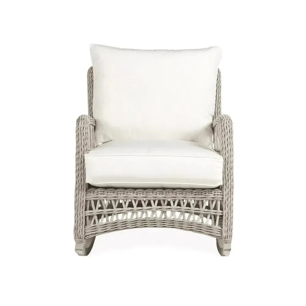 Lloyd Flanders Mackinac Wicker Rocking Porch Lounge Set Cushions