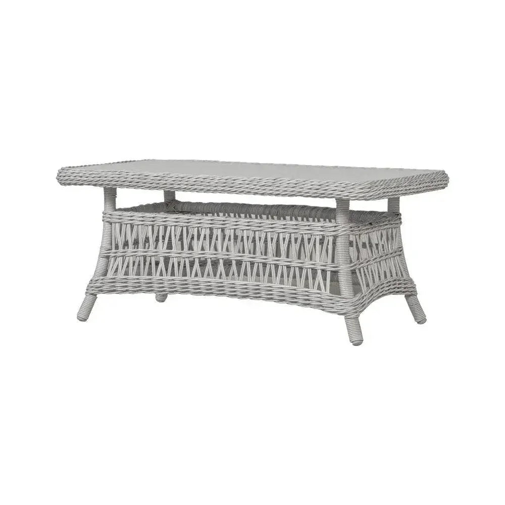 Lloyd Flanders Mackinac Wicker Rocking Porch Lounge Set Cushions