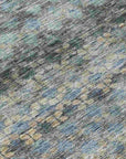 LOOMLAN Rugs Maelis Blue Washable Indoor-Outdoor Rug
