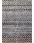 LOOMLAN Rugs Maelis Brown Washable Indoor-Outdoor Rug