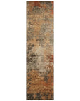 LOOMLAN Rugs Mahari Brown Washable Indoor-Outdoor Rug