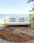 LOOMLAN Rugs Mahari Brown Washable Indoor-Outdoor Rug