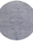 LOOMLAN Rugs Malia Blue Washable Indoor-Outdoor Rug