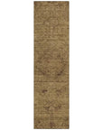 LOOMLAN Rugs Malia Brown Washable Indoor-Outdoor Rug