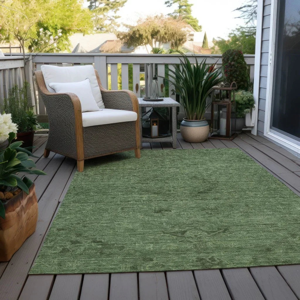 LOOMLAN Rugs Malia Fern Washable Indoor-Outdoor Rug