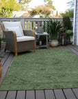 LOOMLAN Rugs Malia Fern Washable Indoor-Outdoor Rug