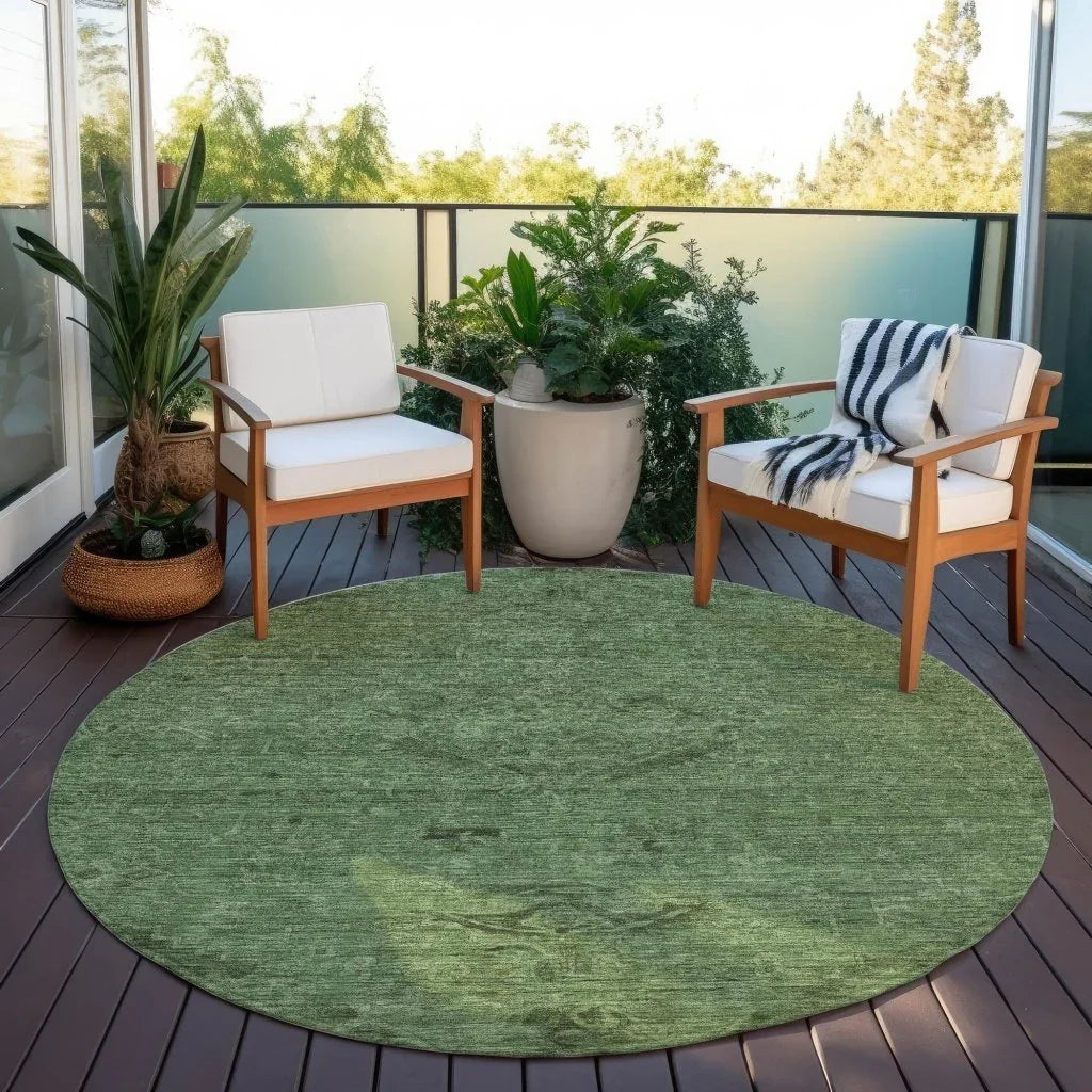 LOOMLAN Rugs Malia Fern Washable Indoor-Outdoor Rug