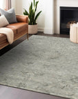 LOOMLAN Rugs Malia Gray Washable Indoor-Outdoor Rug