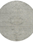LOOMLAN Rugs Malia Gray Washable Indoor-Outdoor Rug