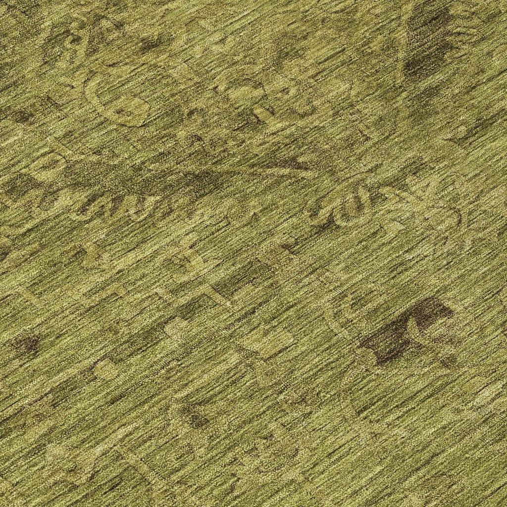 LOOMLAN Rugs Malia Olive Washable Indoor-Outdoor Rug