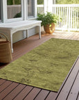 LOOMLAN Rugs Malia Olive Washable Indoor-Outdoor Rug