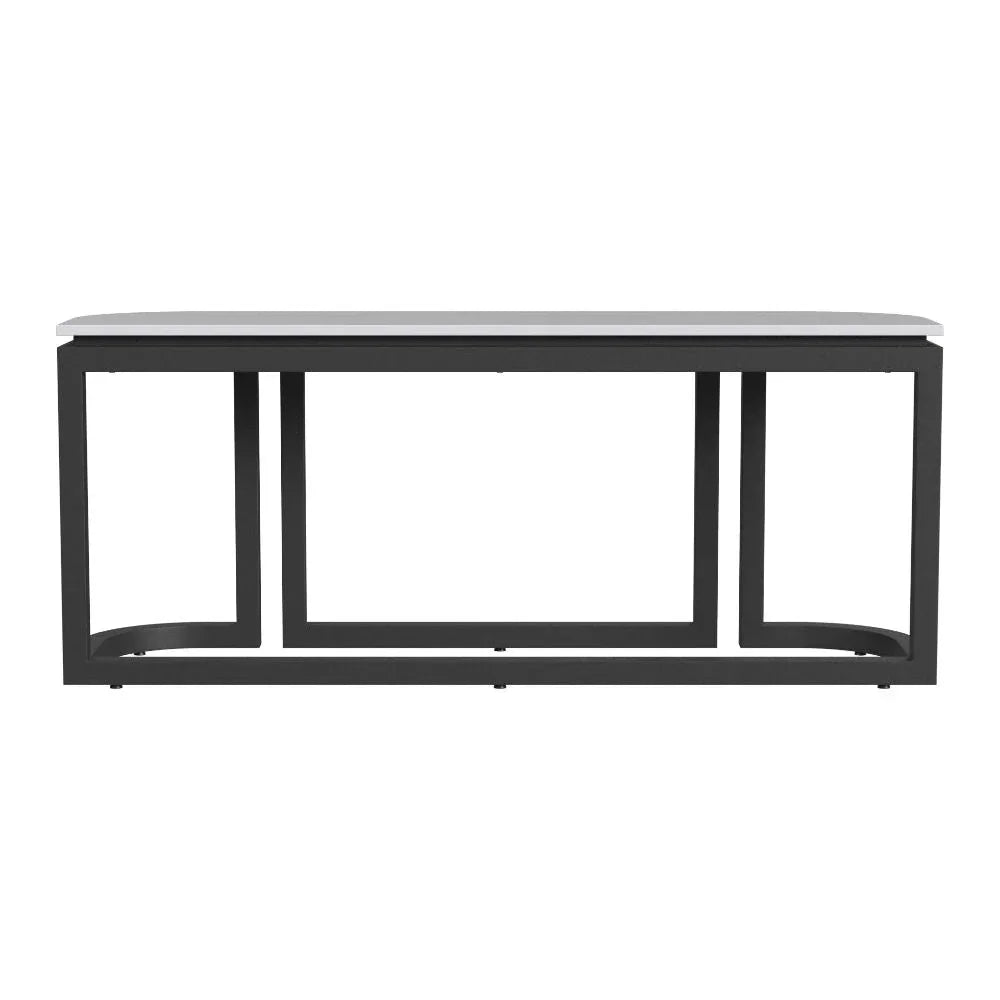 Malibu Aluminum Framed Outdoor Console Table - LOOMLAN - Sunset West - Outdoor Console Tables