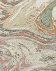 LOOMLAN Rugs Malika Beige Washable Indoor-Outdoor Rug